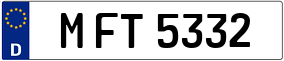 Truck License Plate